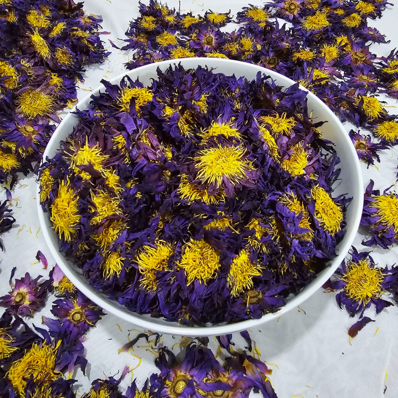 BLUE LOTUS Nymphaea CaeruleaHand Picked Dried Flower | 100% Organic Ceylon Natural Herbal Flowers